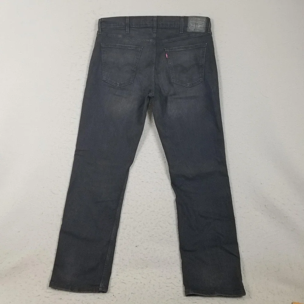 Levis 559 Relaxed Straight Jeans Mens 38x34 Charcoal Wash Stretch Denim Pants